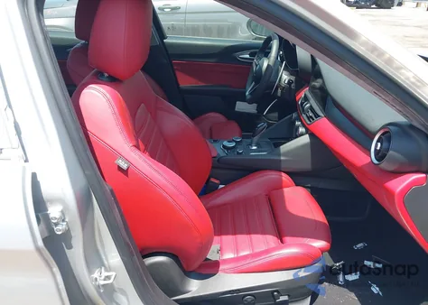 2019 Alfa Romeo Giulia Ti Sport Awd из США, поврежденный, VIN ZARFANBN6K7609476